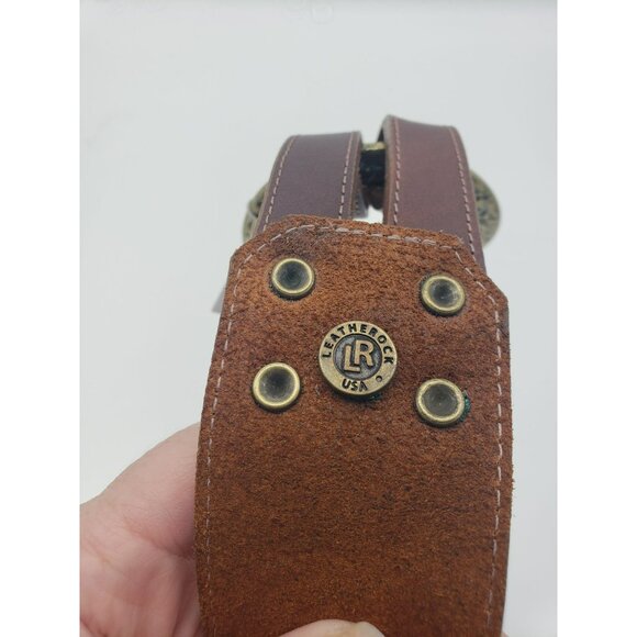 Leatherock Ring Hip Belt, Brown Cognac Leather, NWT Boston Proper, MSRP $129 main image 7